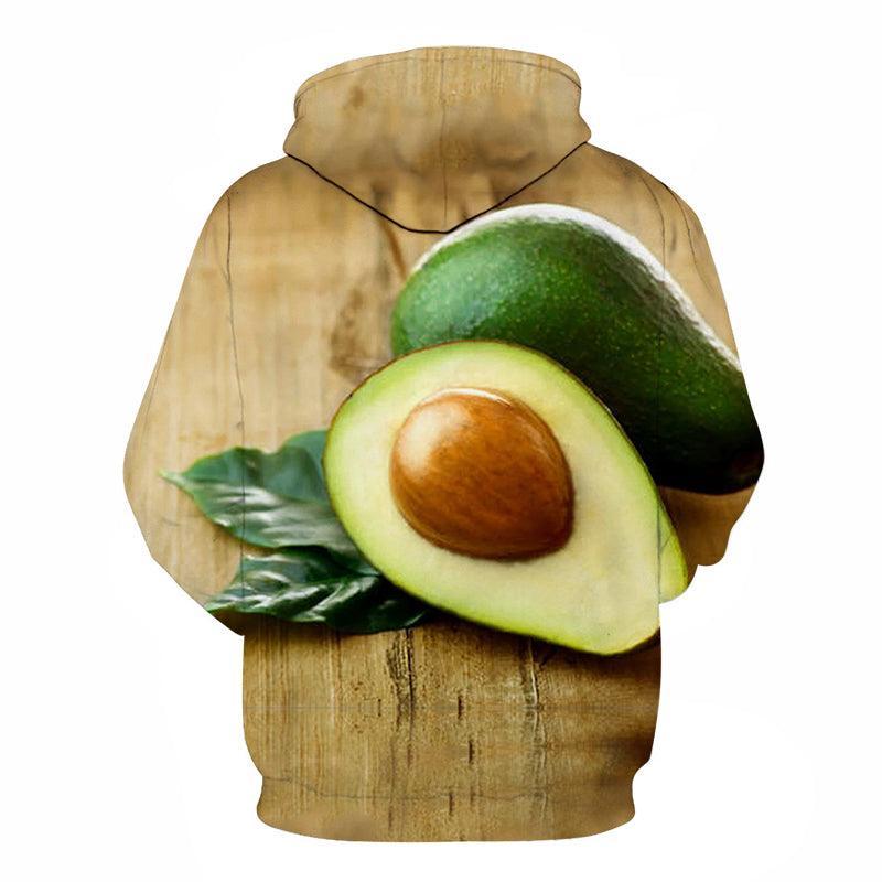 Organic Avocado 3D - Sweatshirt, Hoodie, Pullover-My 3D Hoodie