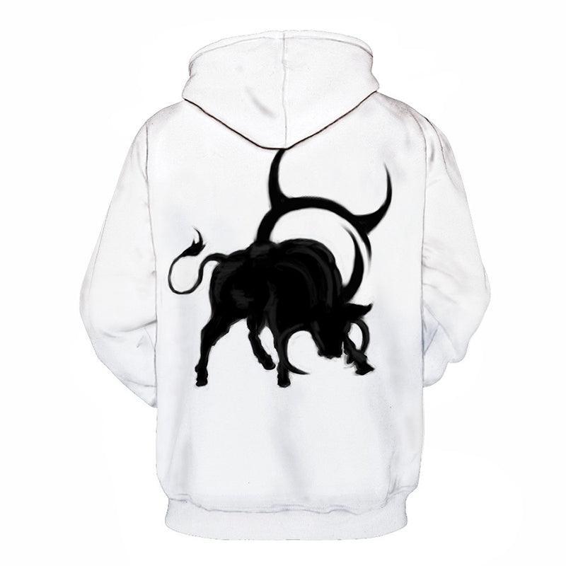 The Black Taurus- April 21 to May 21 3D Sweatshirt Hoodie Pullover-My 3D Hoodie