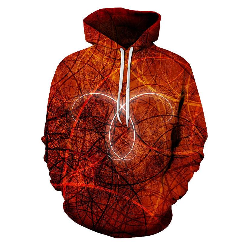 The Red Aries - March 21 to April 20 3D Sweatshirt Hoodie Pullover-My 3D Hoodie