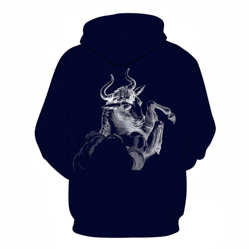 The Grey Taurus- April 21 to May 21 3D Sweatshirt Hoodie Pullover-My 3D Hoodie