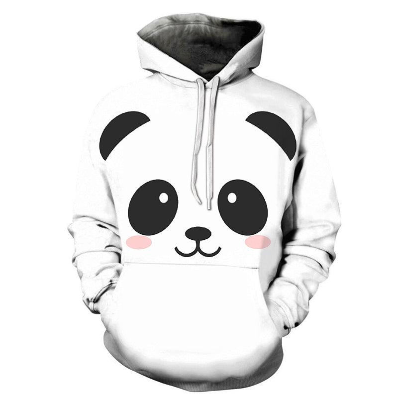 Panda Face 3D - Sweatshirt, Hoodie, Pullover-My 3D Hoodie