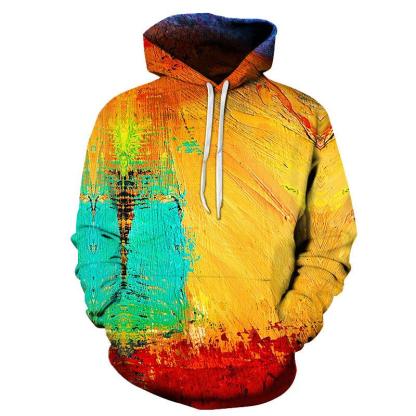 Oil Painting 3D - Sweatshirt, Hoodie, Pullover-My 3D Hoodie