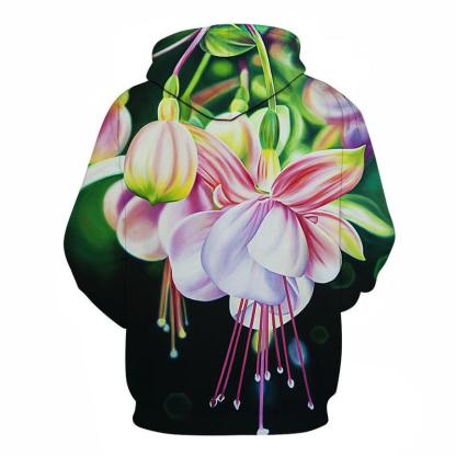 Orchid Painting 3D - Sweatshirt, Hoodie, Pullover-My 3D Hoodie