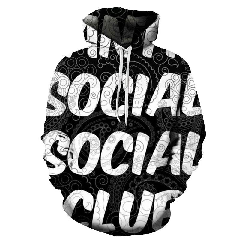 The Social Club 3D - Sweatshirt, Hoodie, Pullover-My 3D Hoodie