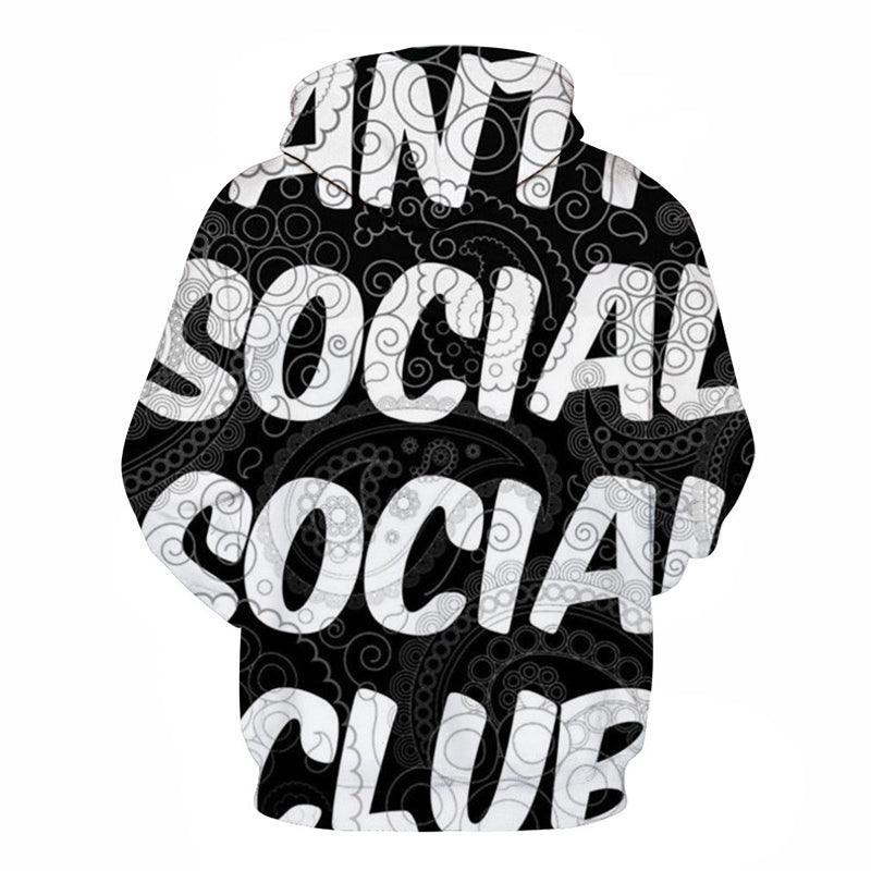 The Social Club 3D - Sweatshirt, Hoodie, Pullover-My 3D Hoodie