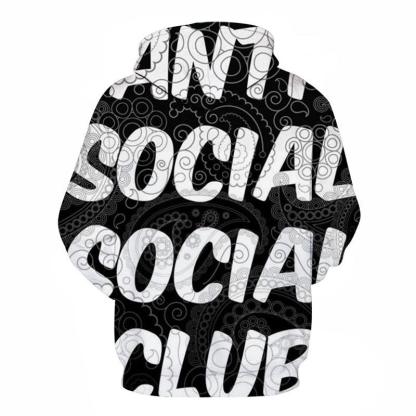 The Social Club 3D - Sweatshirt, Hoodie, Pullover-My 3D Hoodie
