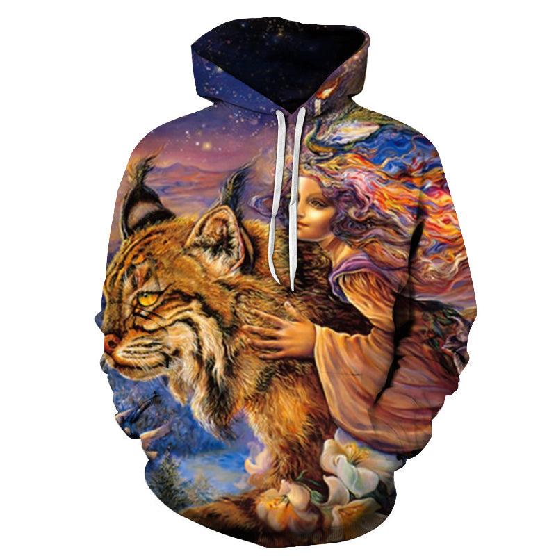 The Princess Oil Painting 3D - Sweatshirt, Hoodie, Pullover-My 3D Hoodie