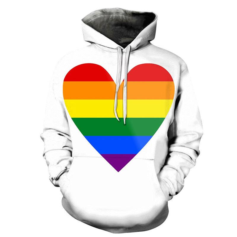 The Pride Heart  3D - Sweatshirt, Hoodie, Pullover-My 3D Hoodie