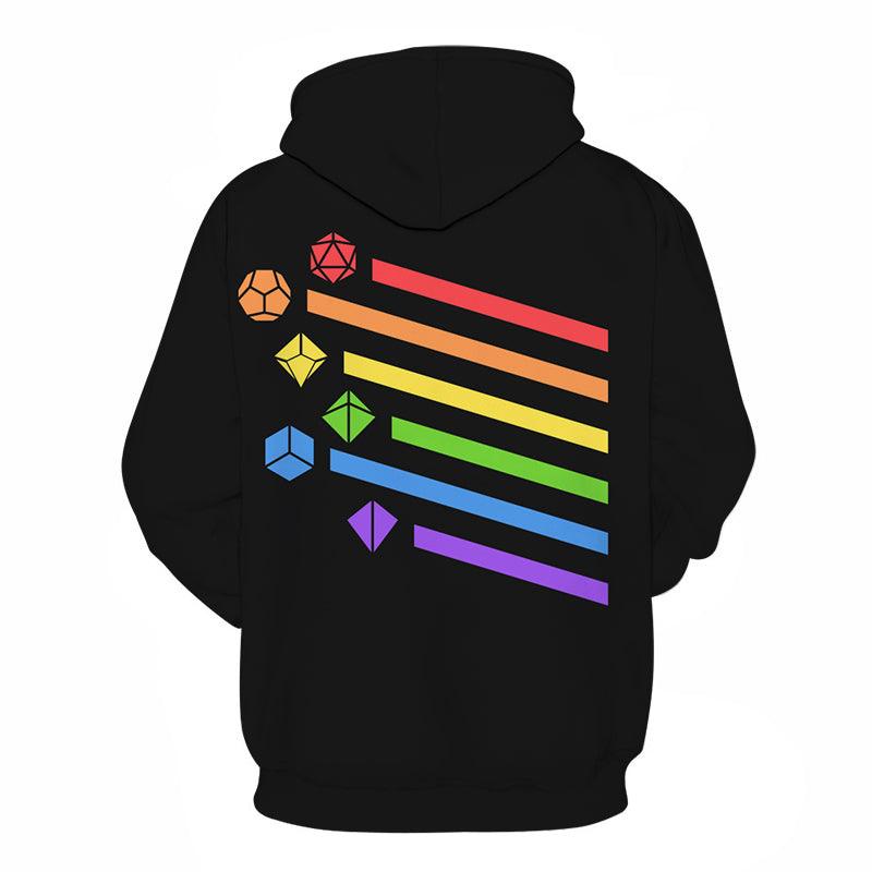 The Pride Rays 3D - Sweatshirt, Hoodie, Pullover-My 3D Hoodie