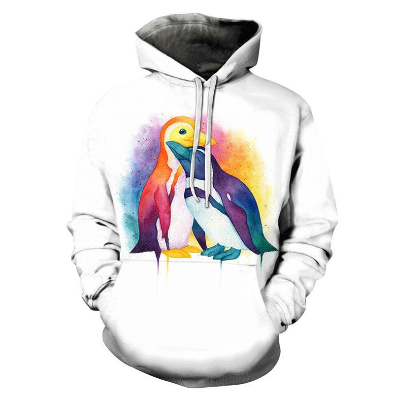 The Pride Penguins 3D - Sweatshirt, Hoodie, Pullover-My 3D Hoodie