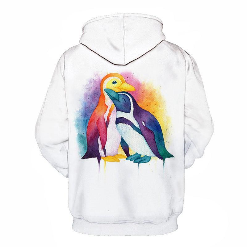The Pride Penguins 3D - Sweatshirt, Hoodie, Pullover-My 3D Hoodie