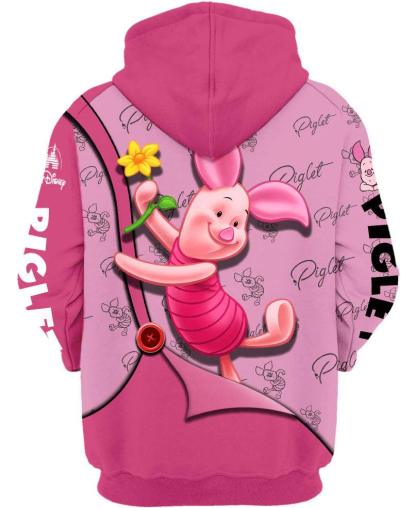 Adorable Piglet Hoodie-My 3D Hoodie