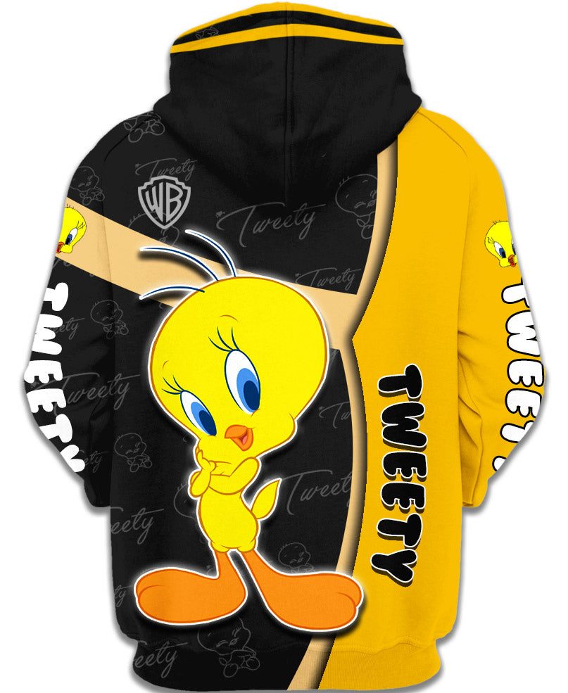 Adorable Tweety Hoodie-My 3D Hoodie