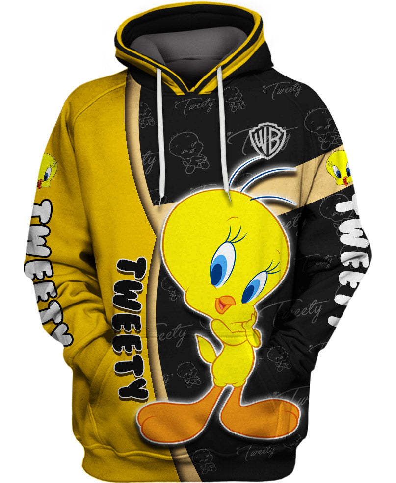 Adorable Tweety Hoodie-My 3D Hoodie