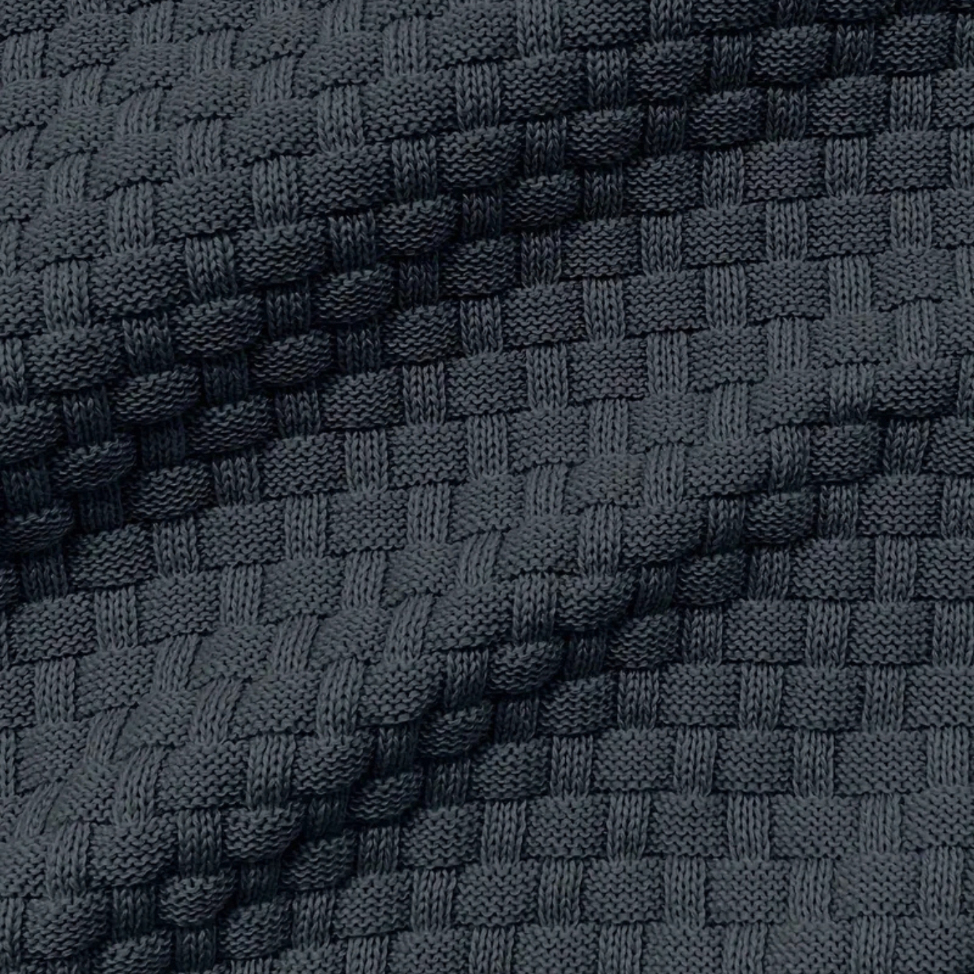 American Flag Waffle Knit Hoodie Pullover