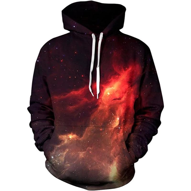 Galaxies Printed Pullover Hoodies-My 3D Hoodie