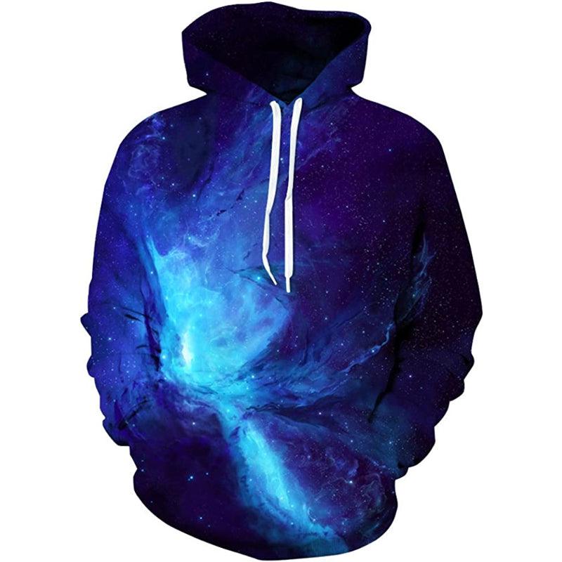 Galaxies Printed Pullover Hoodies-My 3D Hoodie