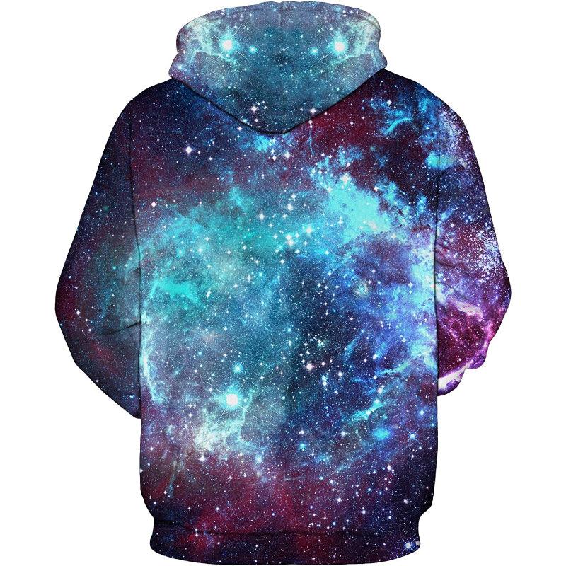Galaxies Printed Pullover Hoodies-My 3D Hoodie