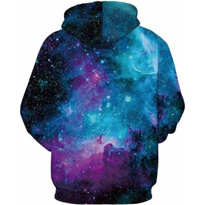 Galaxies Printed Pullover Hoodies-My 3D Hoodie