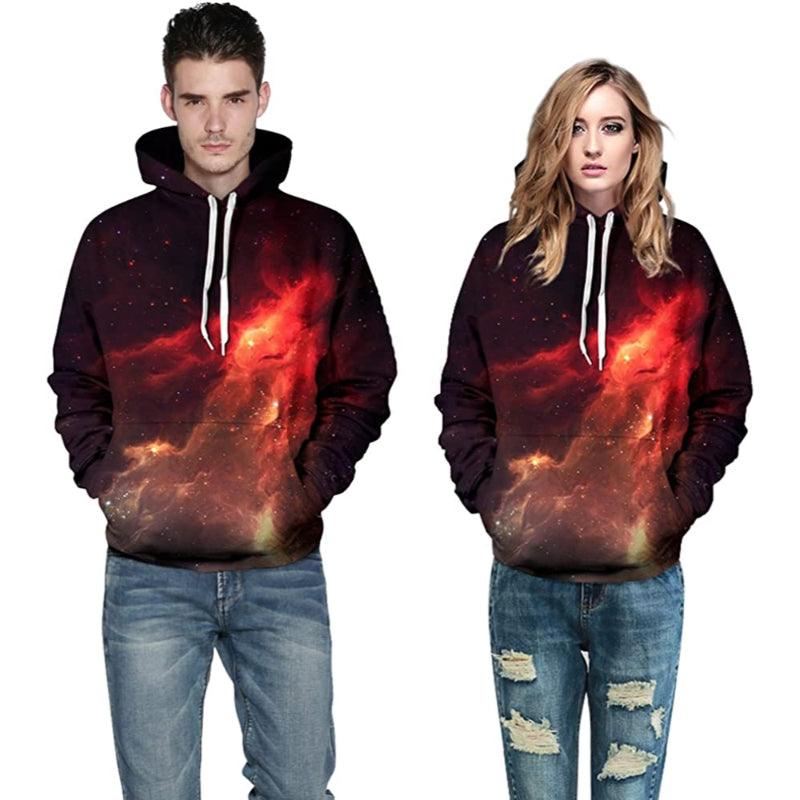 Galaxies Printed Pullover Hoodies-My 3D Hoodie
