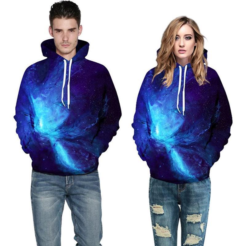 Galaxies Printed Pullover Hoodies-My 3D Hoodie