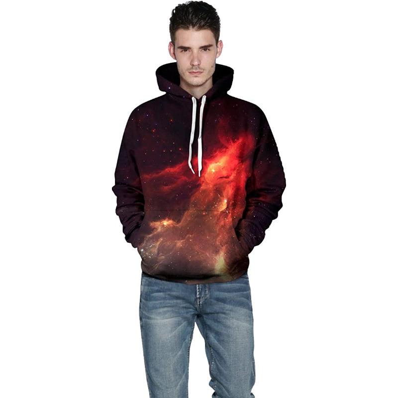 Galaxies Printed Pullover Hoodies-My 3D Hoodie
