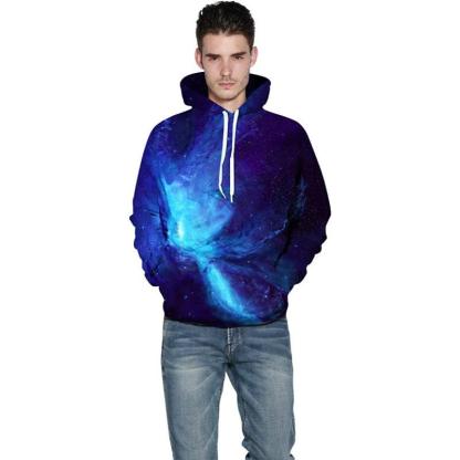 Galaxies Printed Pullover Hoodies-My 3D Hoodie