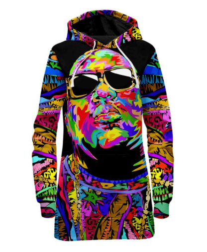 Biggie Drome Hoodie Dress-My 3D Hoodie