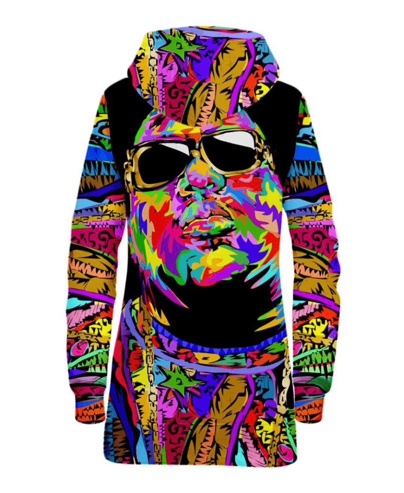 Biggie Drome Hoodie Dress-My 3D Hoodie