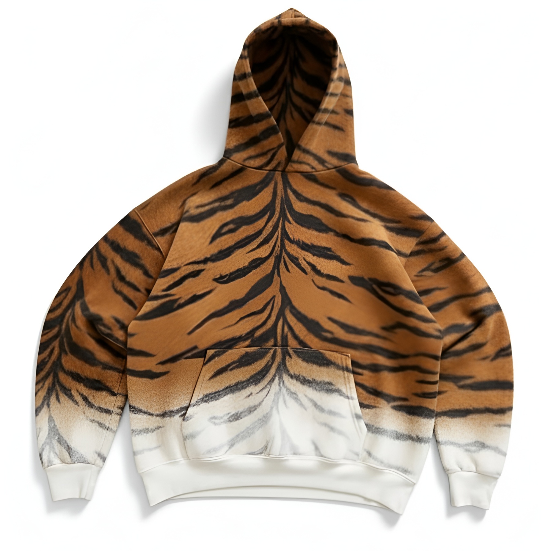 Bold And Stylish Tiger Printed Hoodie