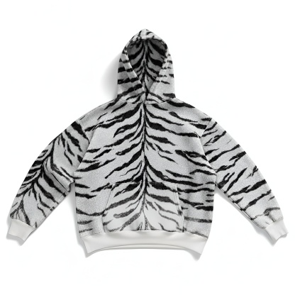 Bold And Stylish Tiger Printed Hoodie