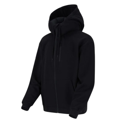 Built In Inflatable Pillow Full Zip Up Travel Hoodie