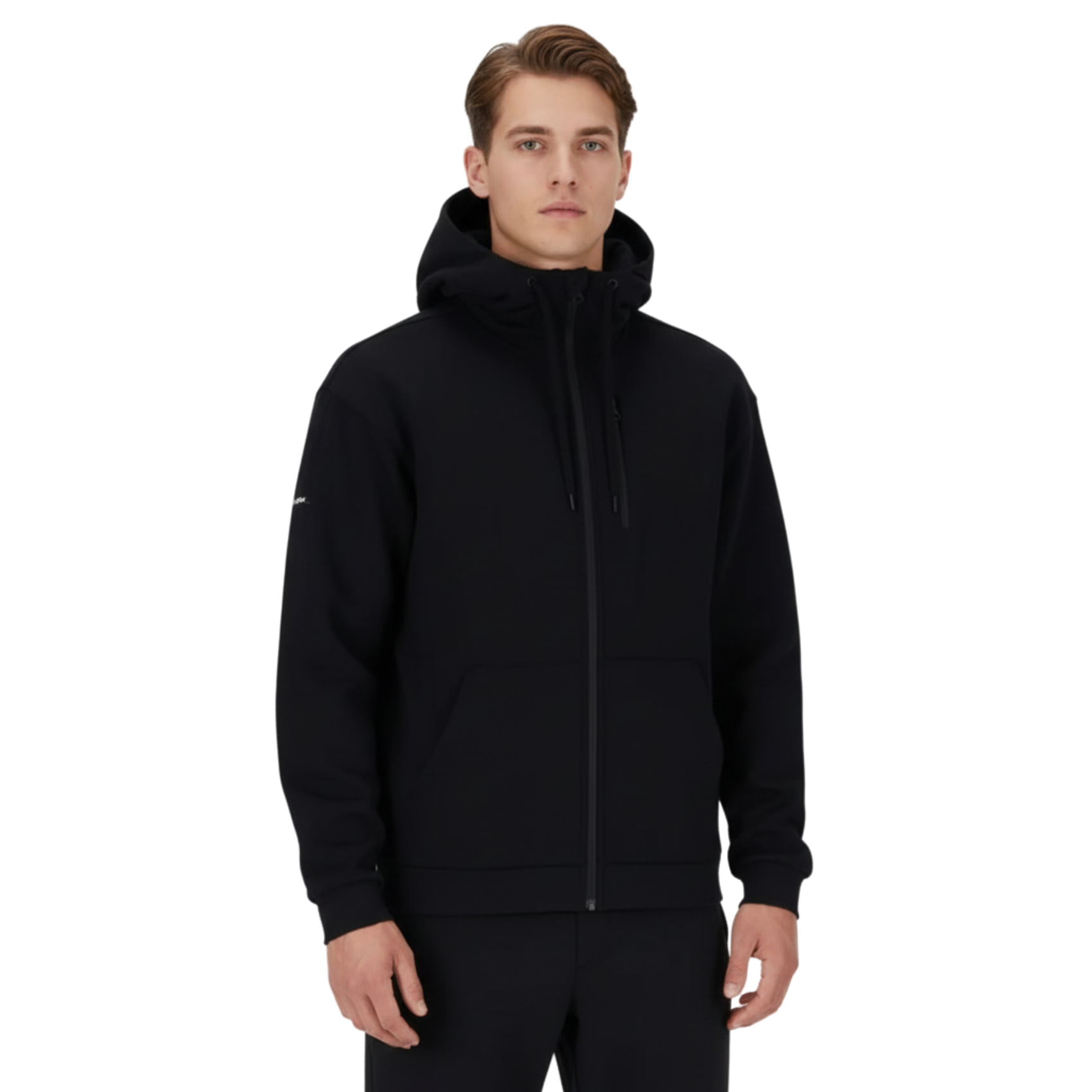 Built In Inflatable Pillow Full Zip Up Travel Hoodie