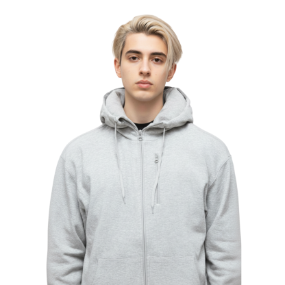 Built In Inflatable Pillow Full Zip Up Travel Hoodie