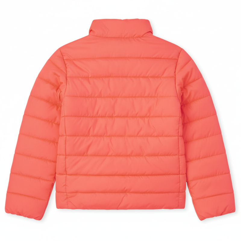 Lightweight Wind And Water Resistant Puffer Jacket For Girls