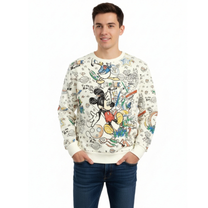 Casual Wear Classic Design Printed Sweatshirt