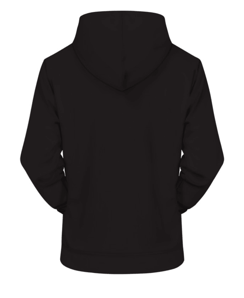 Casual 100 Text Printed Hoodie-My 3D Hoodie