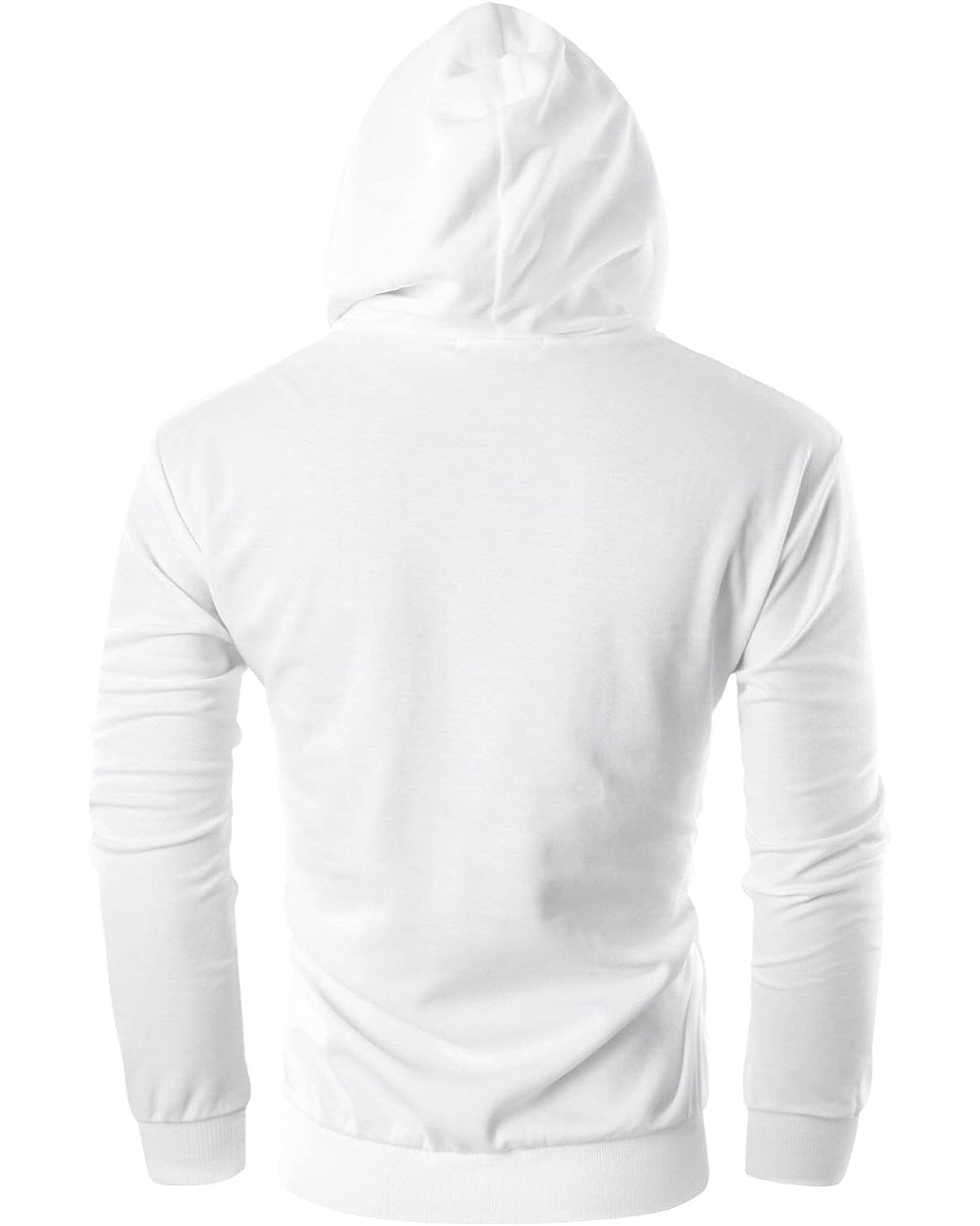 Casual Slim Fit Zip Up Hoodie-My 3D Hoodie
