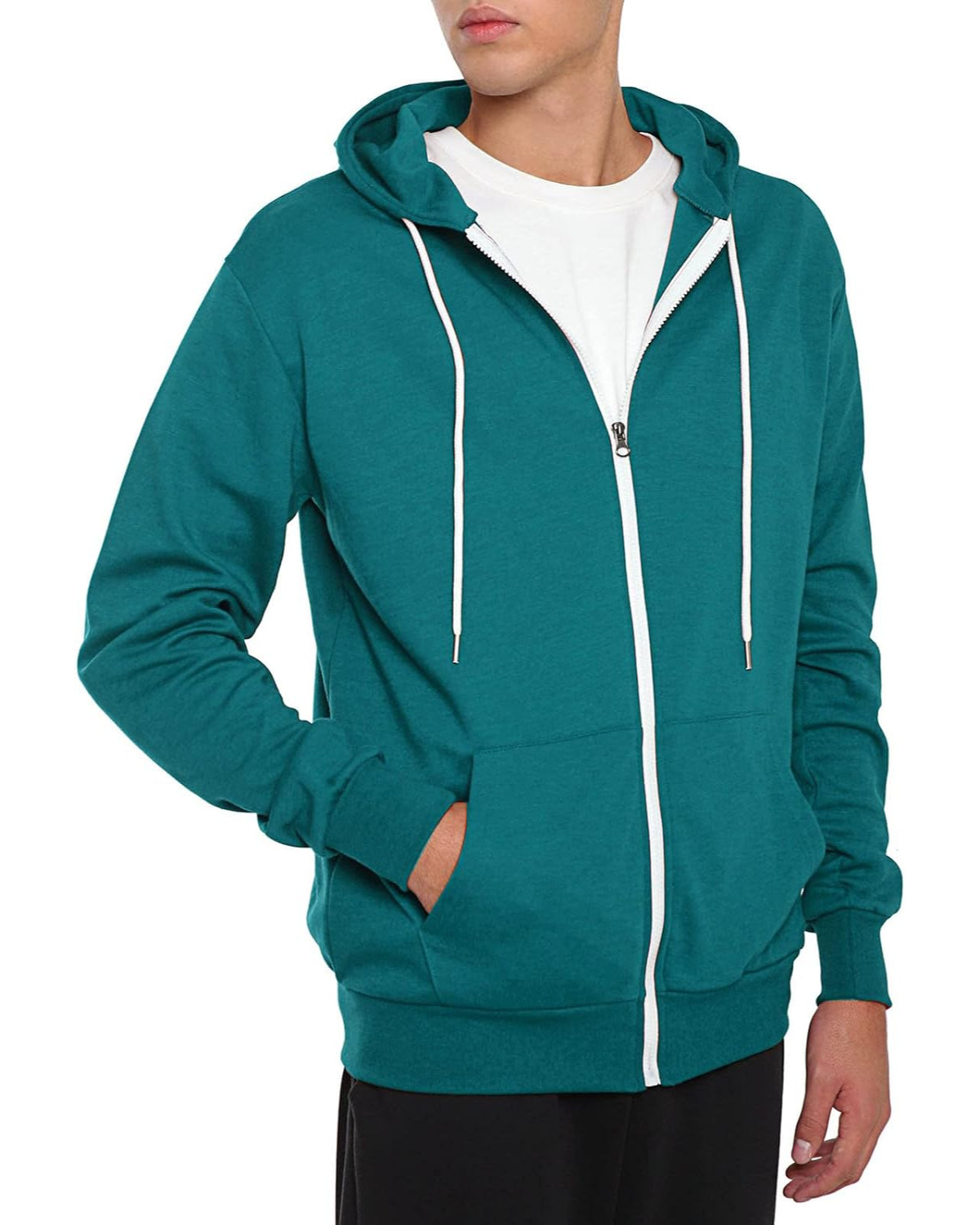 Casual Slim Fit Zip Up Hoodie-My 3D Hoodie