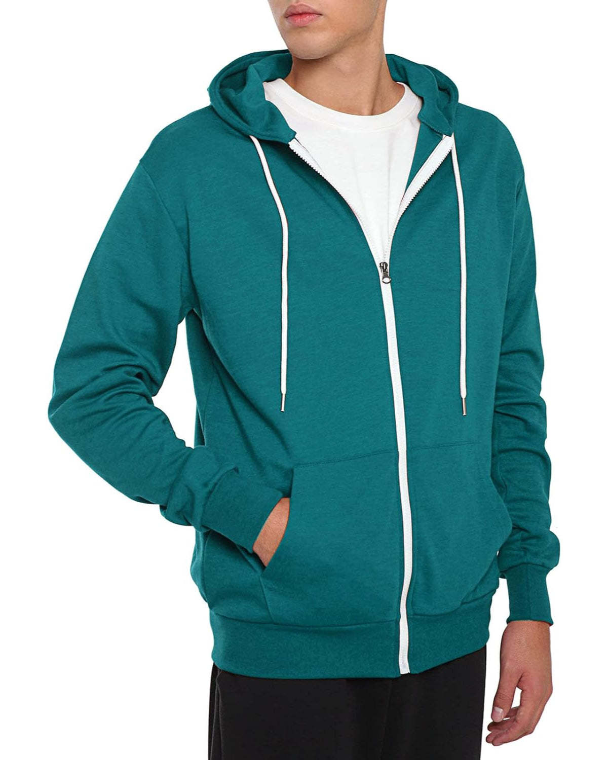Casual Slim Fit Zip Up Hoodie-My 3D Hoodie