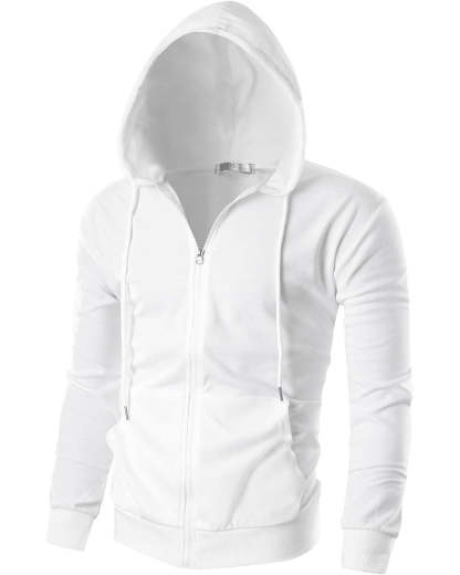 Casual Slim Fit Zip Up Hoodie-My 3D Hoodie