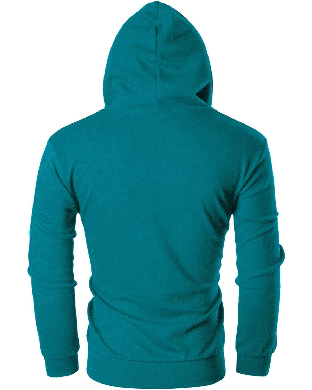 Casual Slim Fit Zip Up Hoodie-My 3D Hoodie