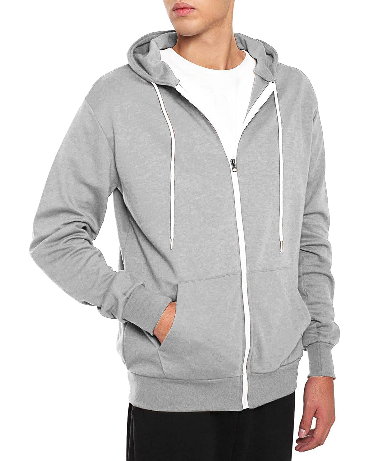 Casual Slim Fit Zip Up Hoodie-My 3D Hoodie