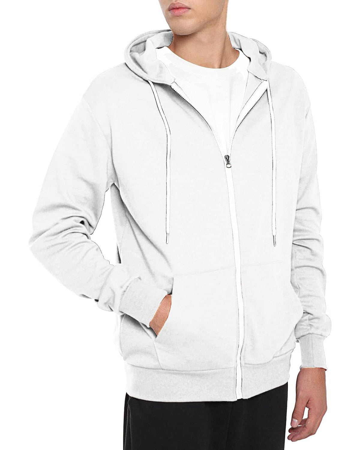 Casual Slim Fit Zip Up Hoodie-My 3D Hoodie