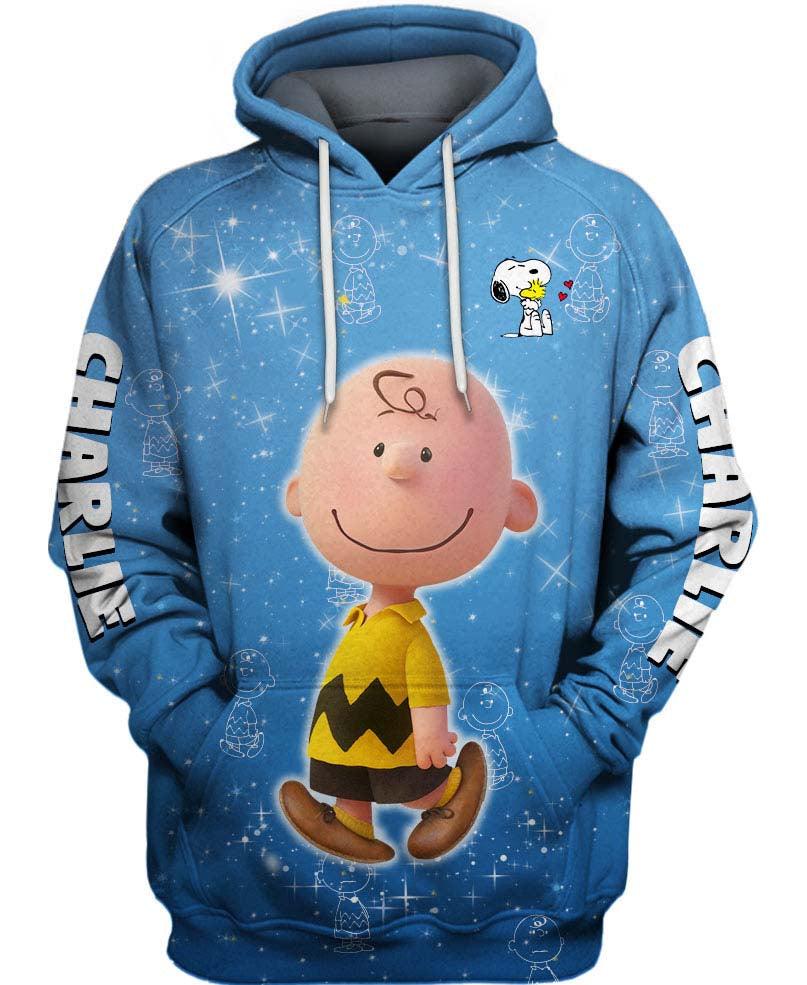 Charlie Brown Hoodie-My 3D Hoodie