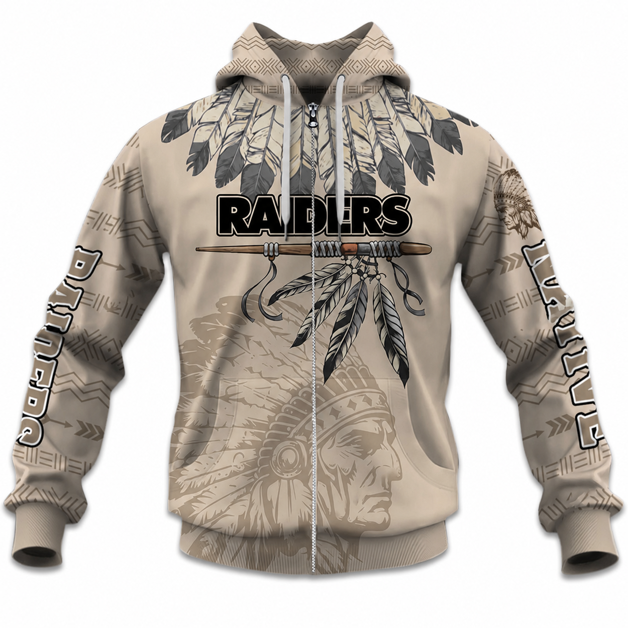 Las Vegas Raiders Heritage Zip Hoodie