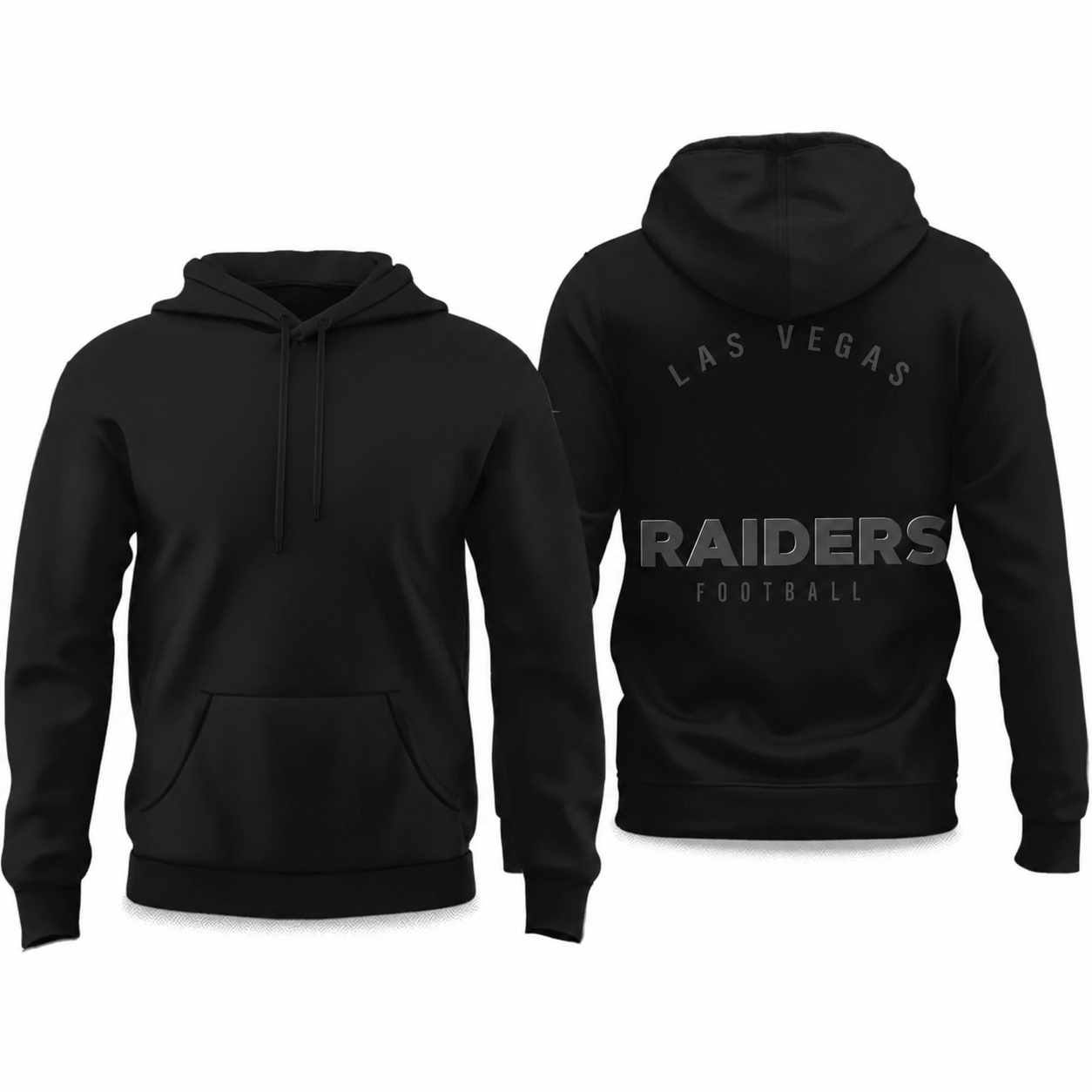 Las Vegas Raiders Printed Football Fan Hoodie