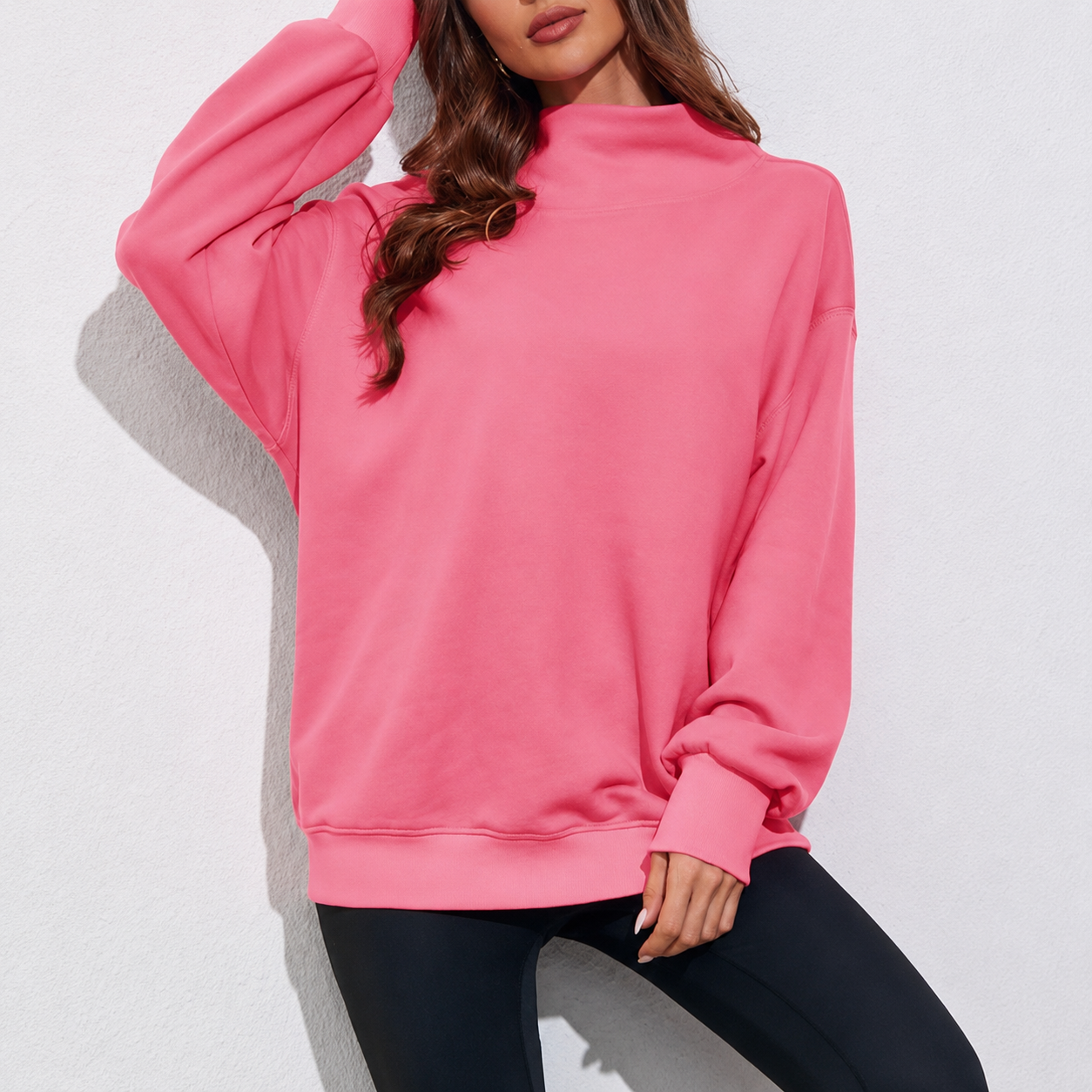 Casual Long Sleeve Oversized Sweatshirt For Women