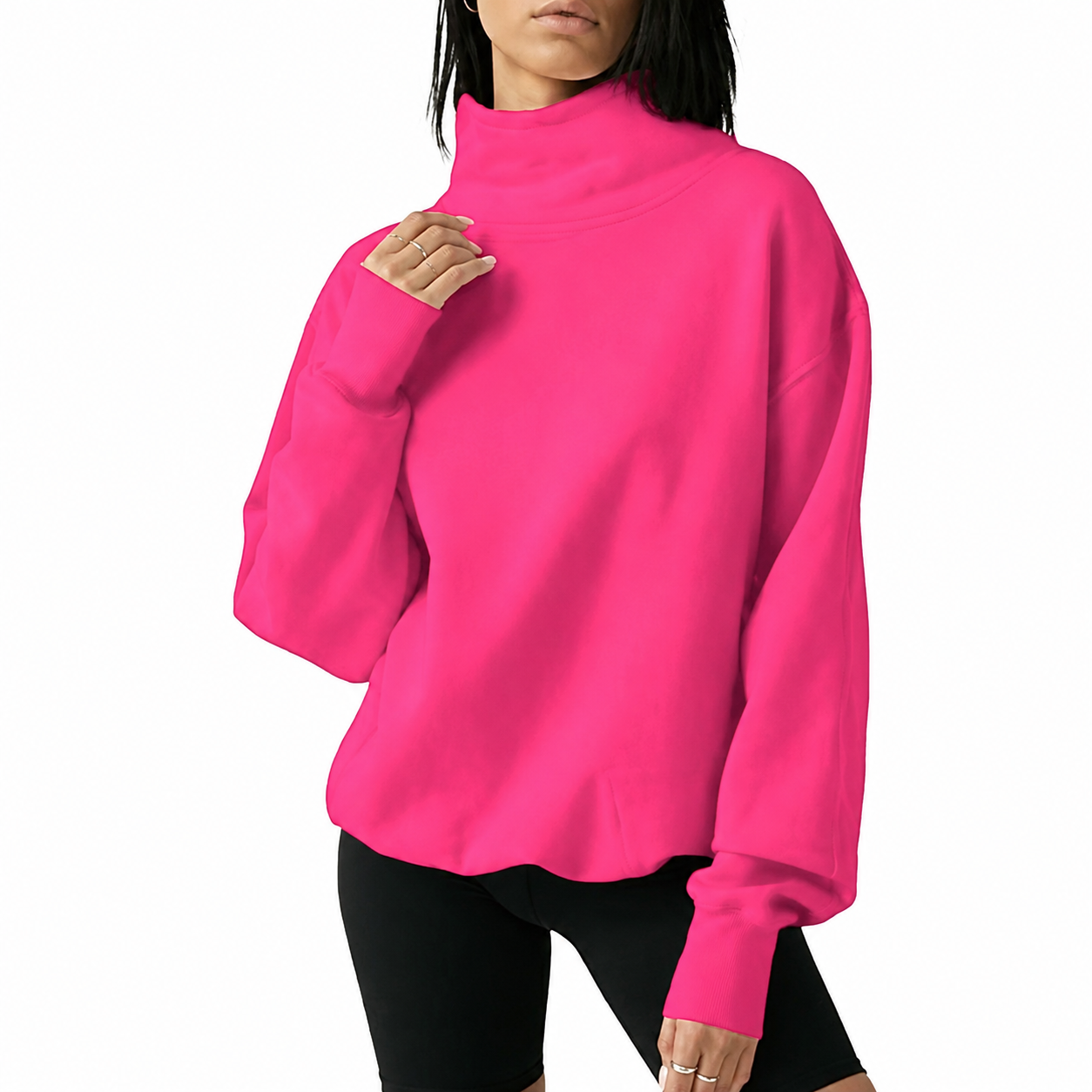 Casual Long Sleeve Oversized Sweatshirt For Women