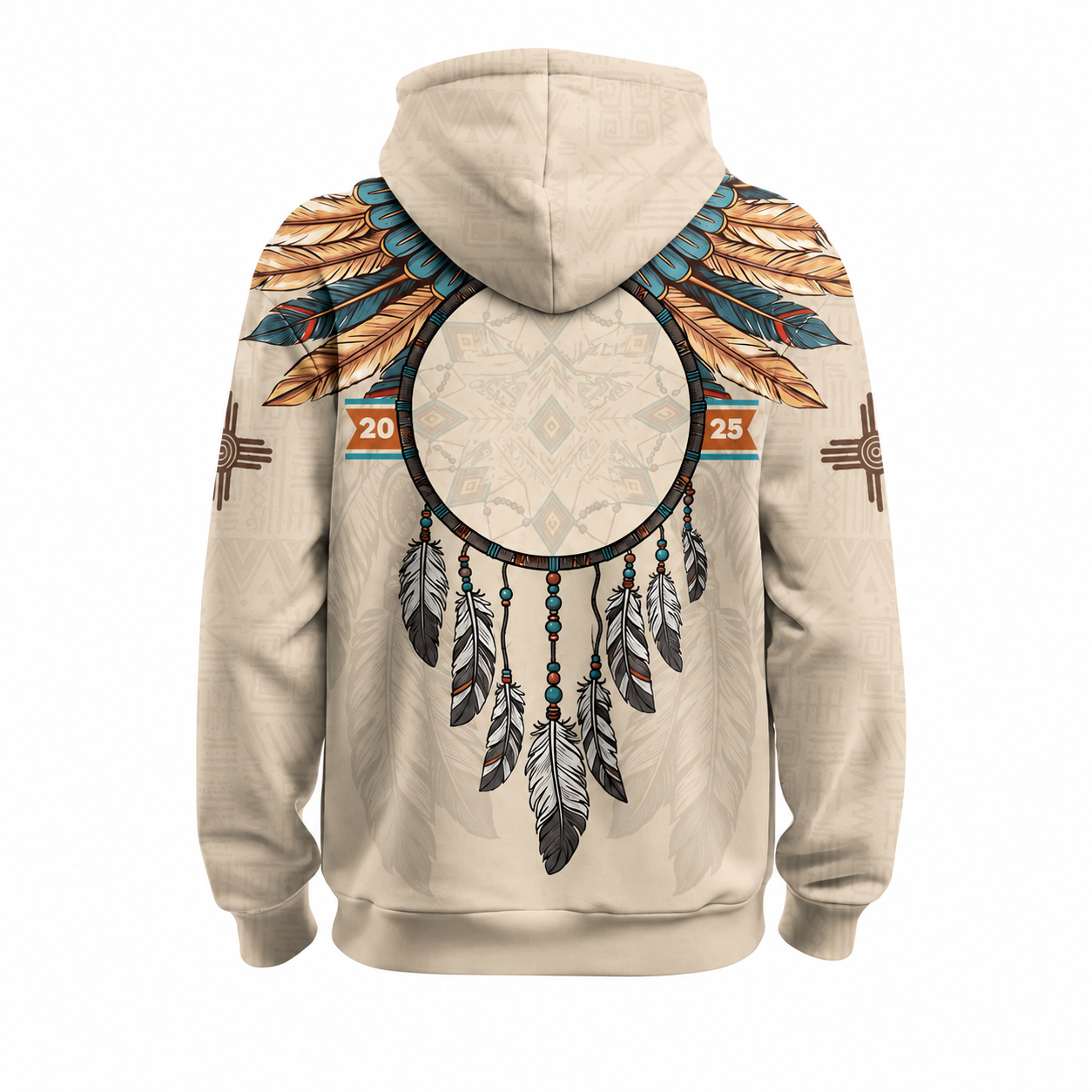 Cleveland Browns Football Themed Graphic Hoodie With Long Sleeve